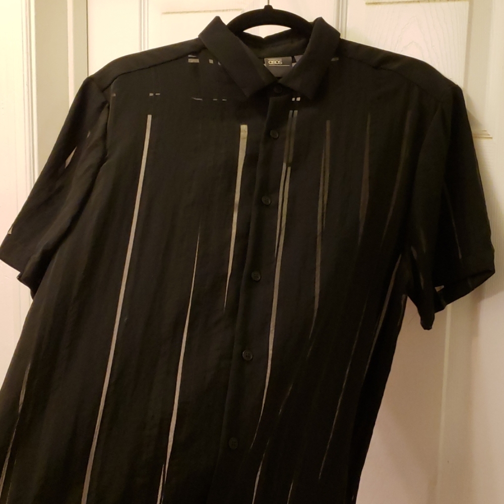 Black see through shirt from ASOS.